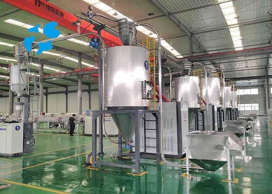 Mesin Pengaduk Plastik Desiccant Pipa Gas Volume Besar 600kg / Jam