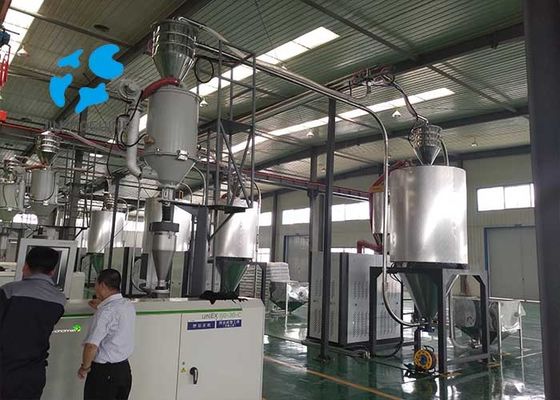 Mesin Pengaduk Plastik Desiccant Pipa Gas Volume Besar 600kg / Jam